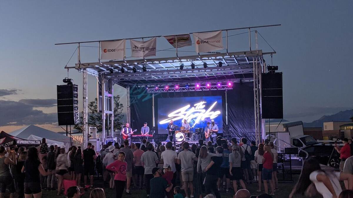 Live band sound and lighting