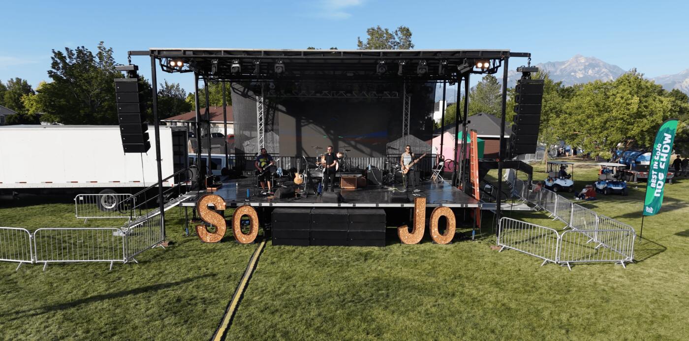SoJo Summerfest outdoor stage